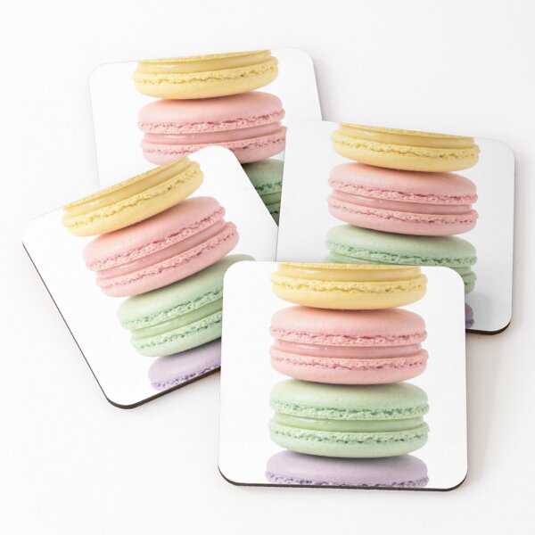 Item preview, Pastel Rainbow Macarons designed and sold by BlackLoverArt.