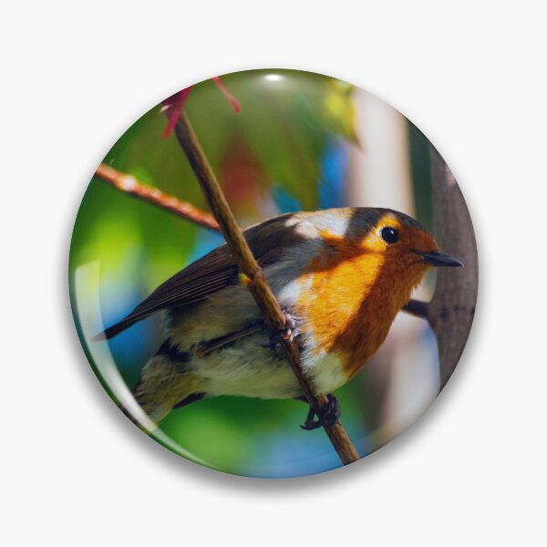 Item preview, Robin perched in tree designed and sold by emergentdesigns.
