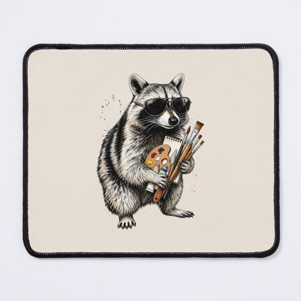 Item preview, Art Teacher, Raccoon Art Teacher, Painter Artist, Women Art Educator, Funny Art Elective Teacher designed and sold by Quiajia.