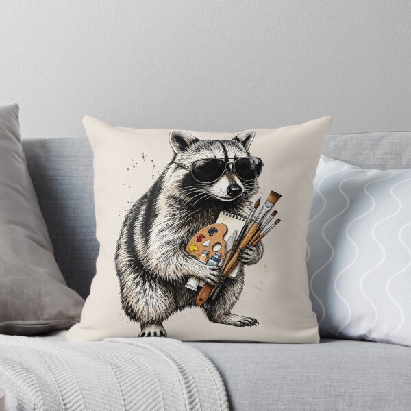 Item preview, Art Teacher, Raccoon Art Teacher, Painter Artist, Women Art Educator, Funny Art Elective Teacher designed and sold by Quiajia.