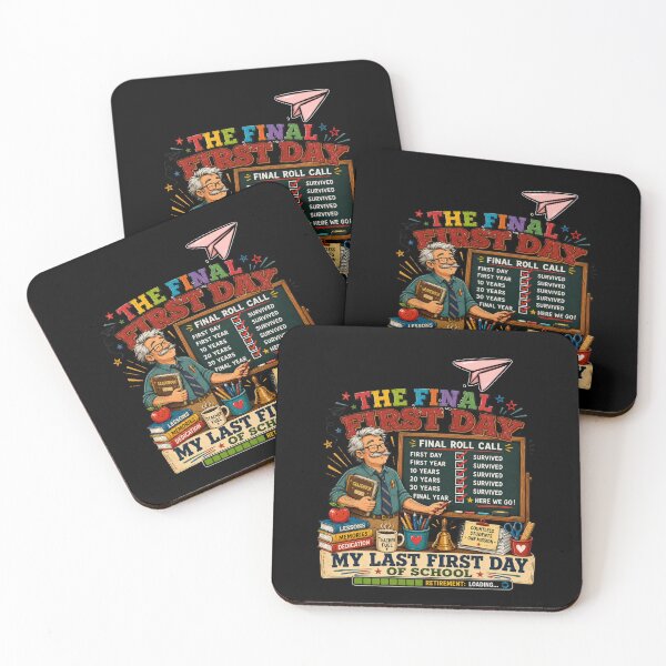 Item preview, My Last First Day of School Retiring Teacher Funny School Design designed and sold by DarkRelicStudio.
