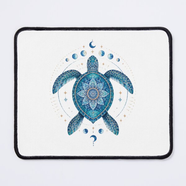 Item preview, Ocean Turtle Mandala – Sea Turtle Sacred Geometry Boho Design designed and sold by ColorNest Designs.