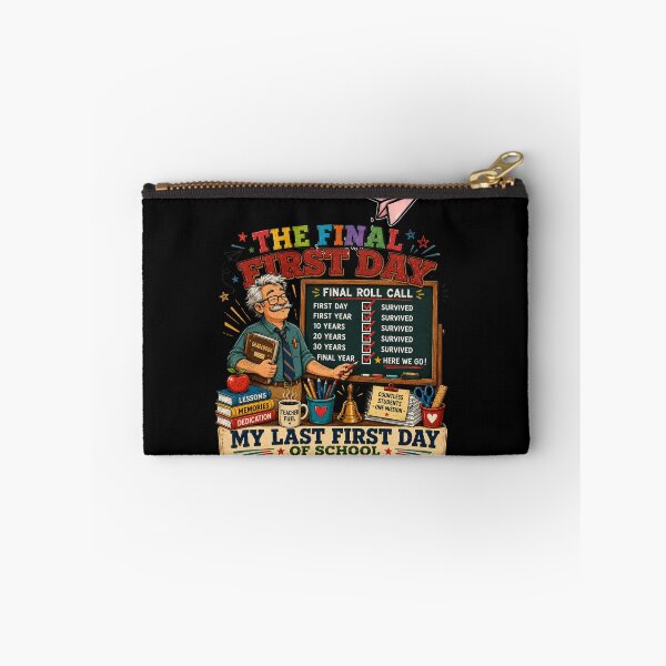 Item preview, My Last First Day of School Retiring Teacher Funny School Design designed and sold by DarkRelicStudio.