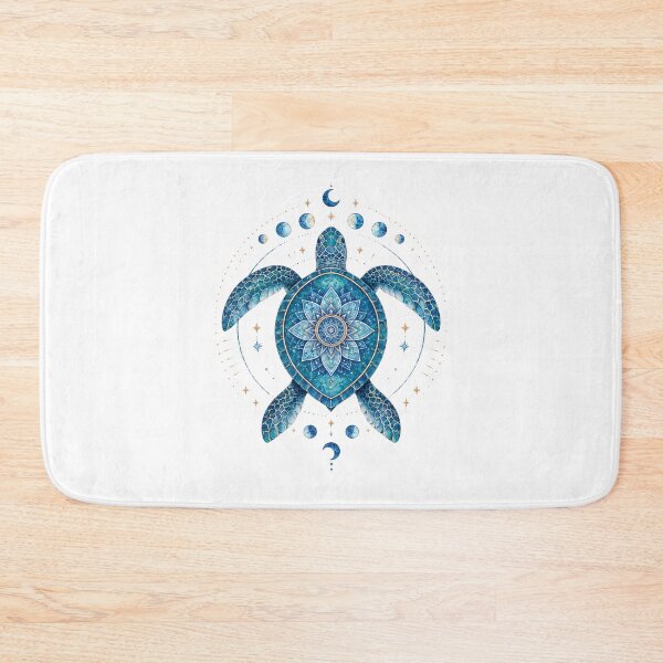 Item preview, Ocean Turtle Mandala – Sea Turtle Sacred Geometry Boho Design designed and sold by ColorNest Designs.