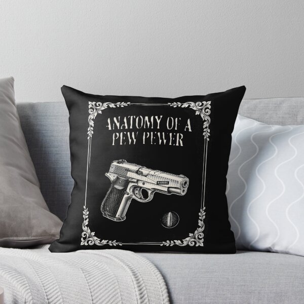 Item preview, Anatomy of A Pew Pewer Funny Pistol 9 mm Humor designed and sold by Redgiant87x.