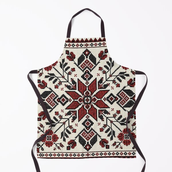 Item preview, Palestinian Embroidery Floral Tatreez Pattern designed and sold by BrainCurves.
