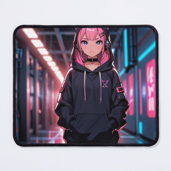 Item preview, Neon Rain Anime Girl | Futuristic Street Style designed and sold by AnimDream .