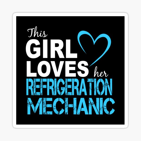 Aperçu de l'œuvre Cette fille aime son mécanicien en réfrigération créée et vendue par URBANBOX.