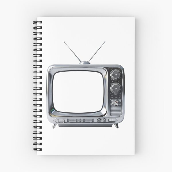 Item preview, Retro Silver TV – Vintage 80s 90s Television Set | Nostalgia Electronics Art designed and sold by Wesli.