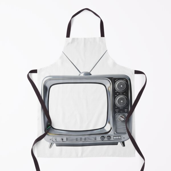 Item preview, Retro Silver TV – Vintage 80s 90s Television Set | Nostalgia Electronics Art designed and sold by Wesli.