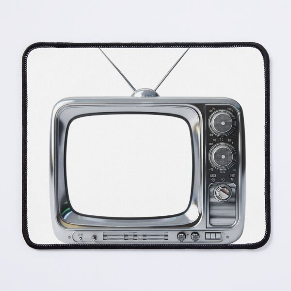 Item preview, Retro Silver TV – Vintage 80s 90s Television Set | Nostalgia Electronics Art designed and sold by Wesli.
