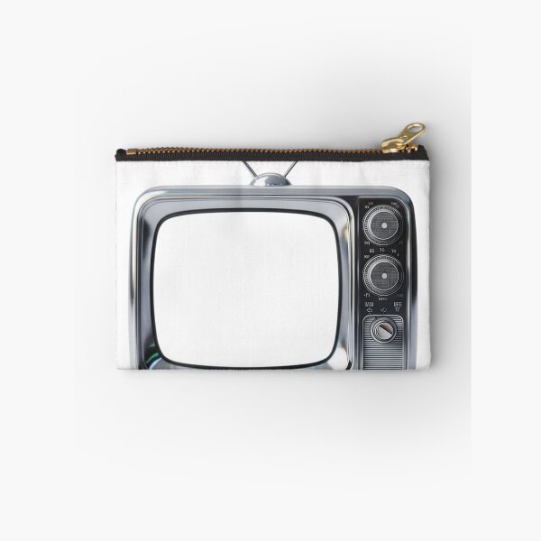 Item preview, Retro Silver TV – Vintage 80s 90s Television Set | Nostalgia Electronics Art designed and sold by Wesli.
