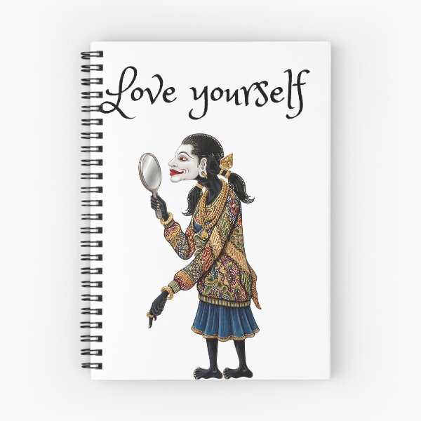 Item preview, gratitude is when you can love yourself shadow puppet character design  designed and sold by THISHAMI.