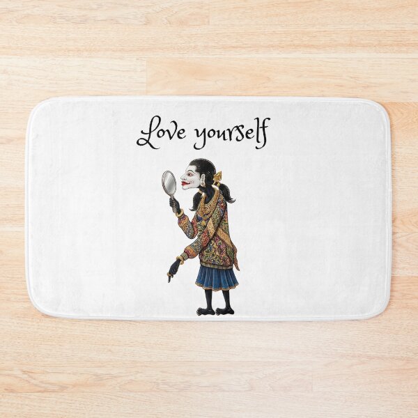 Item preview, gratitude is when you can love yourself shadow puppet character design  designed and sold by THISHAMI.