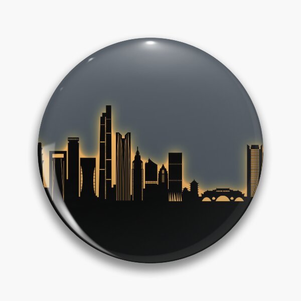 Item preview, Chengdu China Skyline designed and sold by ArtPrints.