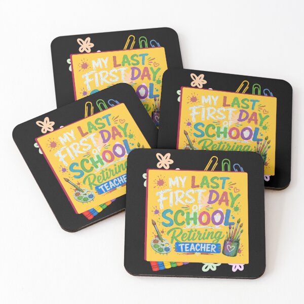 Item preview, My Last First Day of School Retiring Teacher Funny School Design designed and sold by DarkRelicStudio.