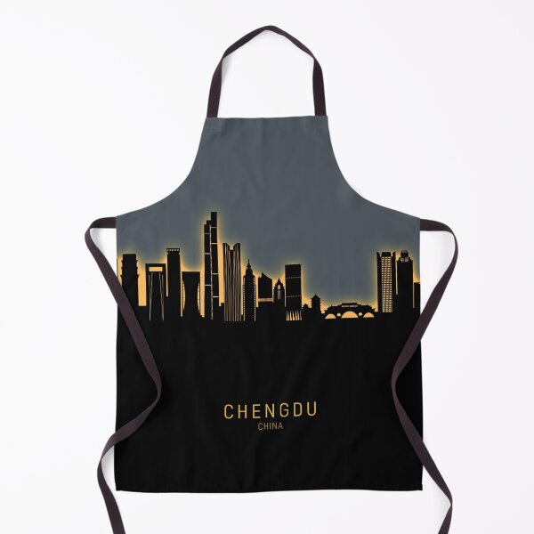 Item preview, Chengdu China Skyline designed and sold by ArtPrints.
