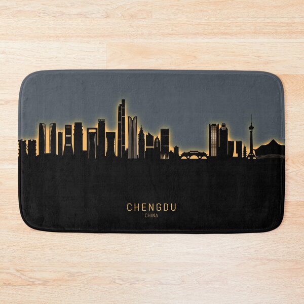 Item preview, Chengdu China Skyline designed and sold by ArtPrints.