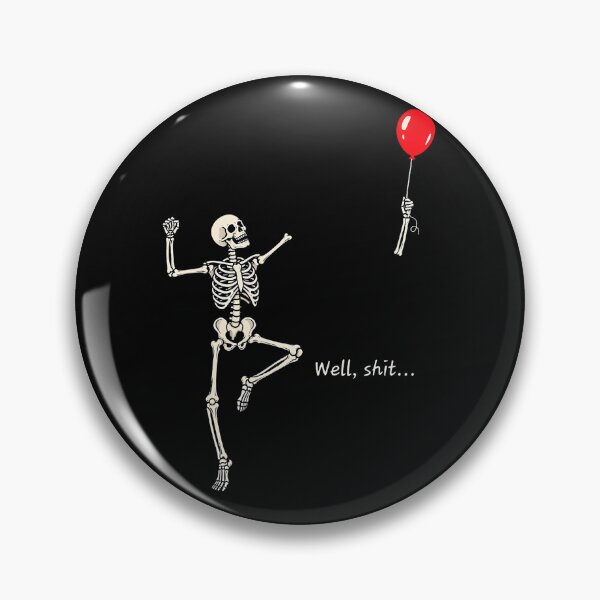 Item preview, Skeleton Lost Balloon Retro Funny Saying Halloween designed and sold by ripgoatclothing.