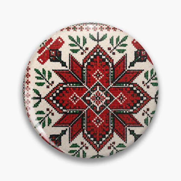 Item preview, Palestinian Tatreez Traditional Embroidery Pattern designed and sold by BrainCurves.