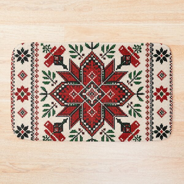 Item preview, Palestinian Tatreez Traditional Embroidery Pattern designed and sold by BrainCurves.