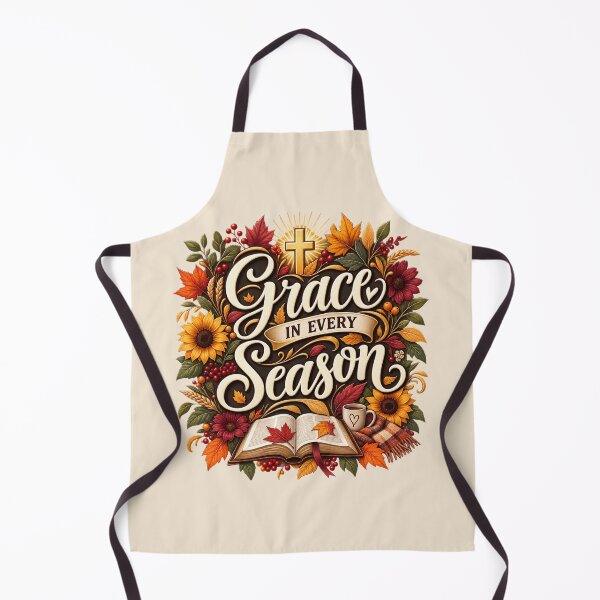 Item preview, Grace in Every Season – Christian Autumn Faith Design designed and sold by astersgraphics.