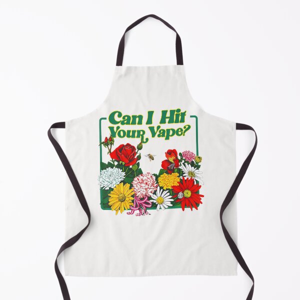 Item preview, Can I Hit Your Vape Funny Retro Floral designed and sold by ripgoatclothing.
