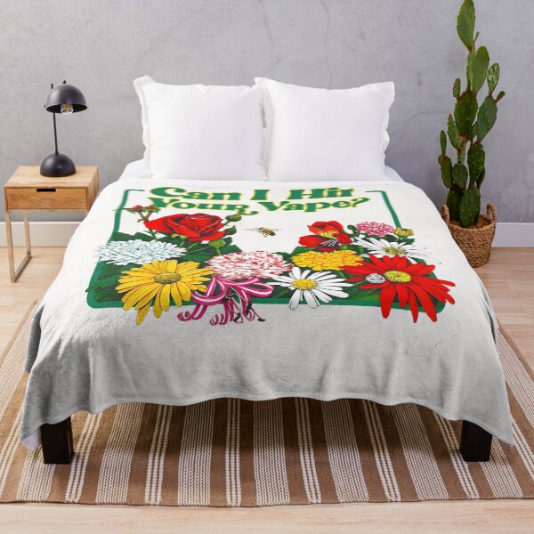 Item preview, Can I Hit Your Vape Funny Retro Floral designed and sold by ripgoatclothing.