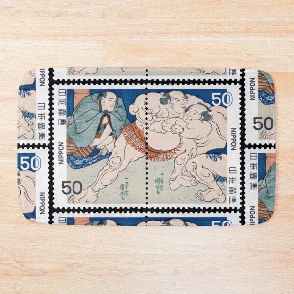 Item preview, Japan Nippon Stamp #1342-1343 - 1979 - Sumo Wrestlers designed and sold by WexStudios.