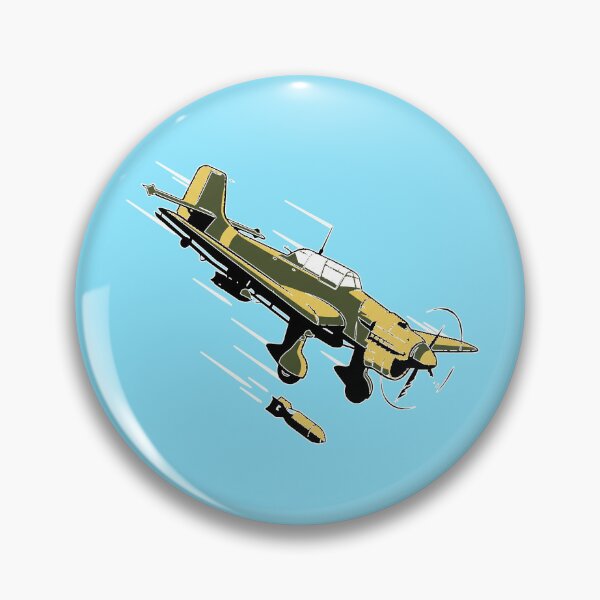 Item preview, Stuka Dive Bomber Ju 87 WW2 Aviation Warbird Art designed and sold by KiwiRider.