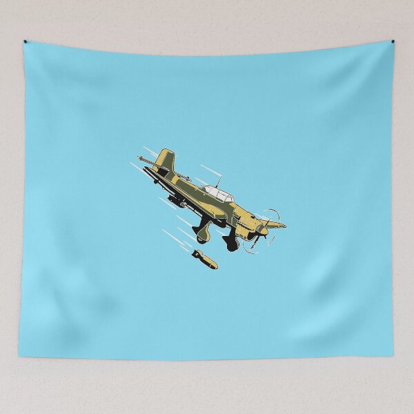 Item preview, Stuka Dive Bomber Ju 87 WW2 Aviation Warbird Art designed and sold by KiwiRider.