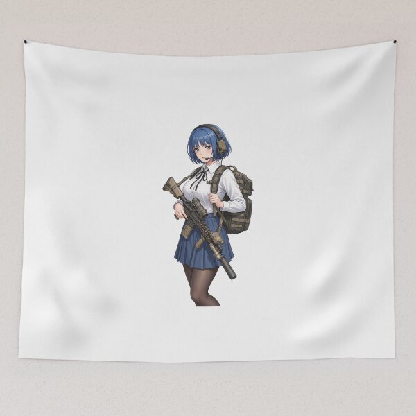 Item preview, Tactical School Girl - Anime Special Ops designed and sold by RAWLIFEGRAPHIC.