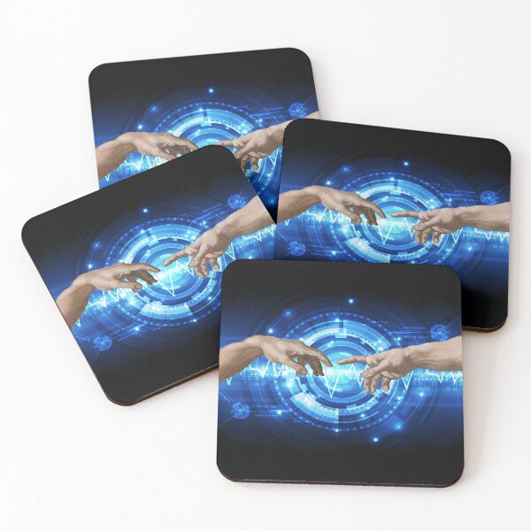 Item preview, Creation of Adam Inspired - Michelangelo Digital Art designed and sold by Roberto Triolo.