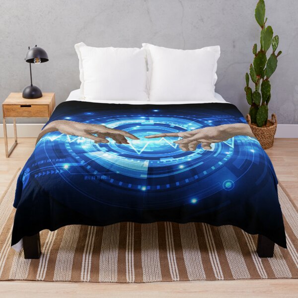 Item preview, Creation of Adam Inspired - Michelangelo Digital Art designed and sold by Roberto Triolo.