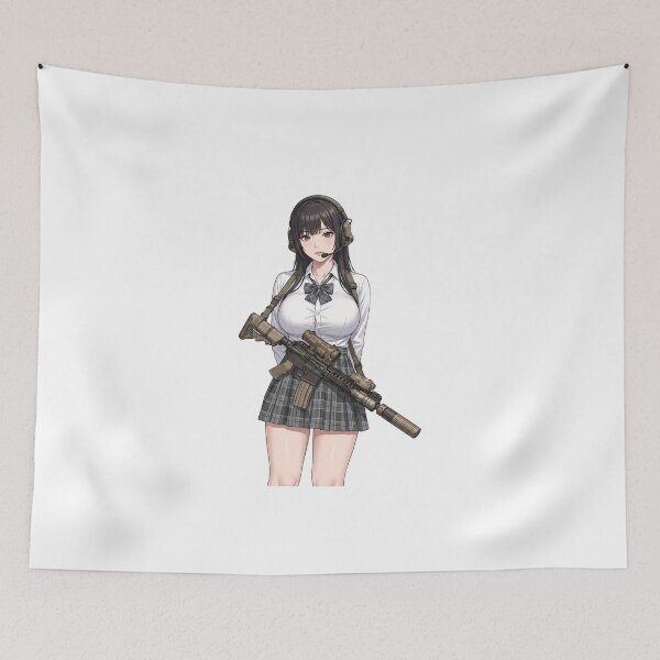 Item preview, Tactical School Girl - Anime Special Ops designed and sold by RAWLIFEGRAPHIC.