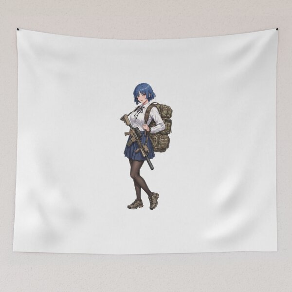 Item preview, Tactical School Girl - Anime Special Ops designed and sold by RAWLIFEGRAPHIC.