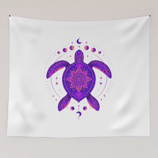 Item preview, Ocean Turtle Mandala – Sea Turtle Sacred Geometry Boho Design designed and sold by ColorNest Designs.