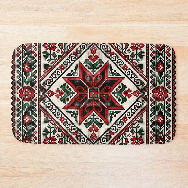 Item preview, Palestinian Embroidery Tatreez Folk Art Pattern designed and sold by BrainCurves.