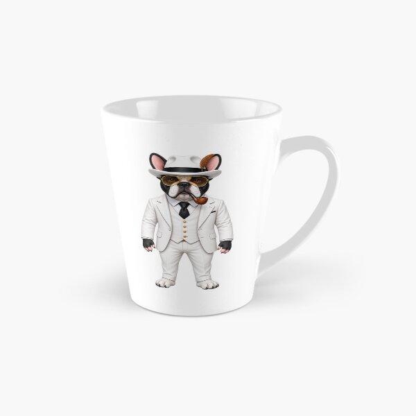 Item preview, French Bulldog Mafia Boss with Pipe designed and sold by donpufanft.