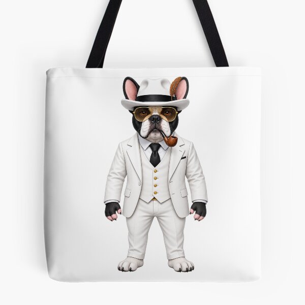 Item preview, French Bulldog Mafia Boss with Pipe designed and sold by donpufanft.