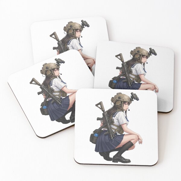 Item preview, Tactical School Girl - Anime Special Ops designed and sold by RAWLIFEGRAPHIC.
