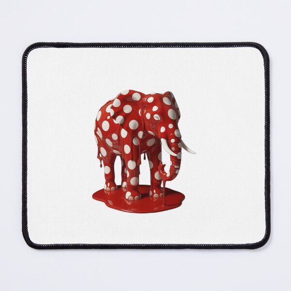 Item preview, Melting Polka Dot Elephant Animal Pop Art designed and sold by YourColorsWall.