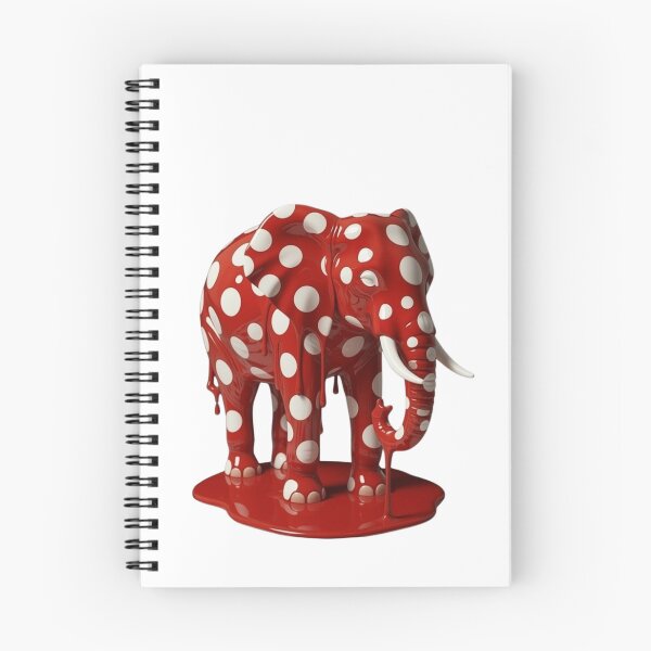 Item preview, Melting Polka Dot Elephant Animal Pop Art designed and sold by YourColorsWall.
