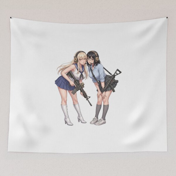 Item preview, Tactical School Girl - Anime Special Ops designed and sold by RAWLIFEGRAPHIC.