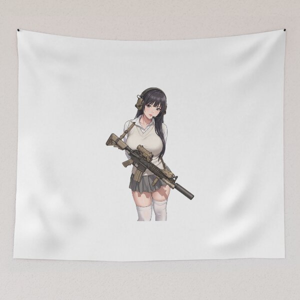 Item preview, Tactical School Girl - Anime Special Ops designed and sold by RAWLIFEGRAPHIC.