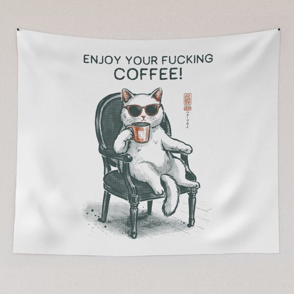 Item preview, Enjoy Your Fucking Coffee! designed and sold by Betterfly 525.