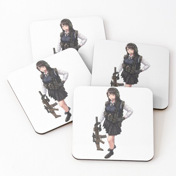Item preview, Tactical School Girl - Anime Special Ops designed and sold by RAWLIFEGRAPHIC.