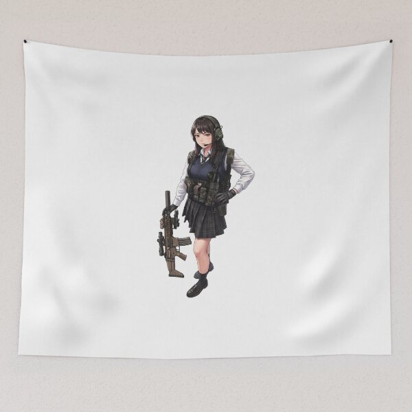 Item preview, Tactical School Girl - Anime Special Ops designed and sold by RAWLIFEGRAPHIC.