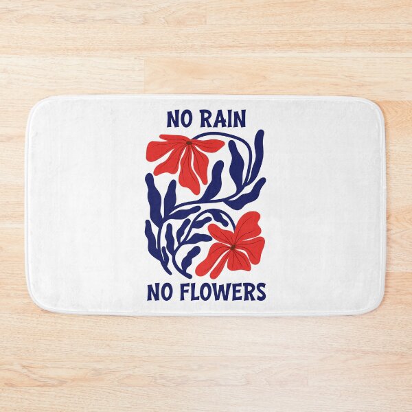 Item preview, No Rain No Flowers Botanical Graphic designed and sold by imaniko.