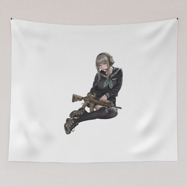 Item preview, Tactical School Girl - Anime Special Ops designed and sold by RAWLIFEGRAPHIC.